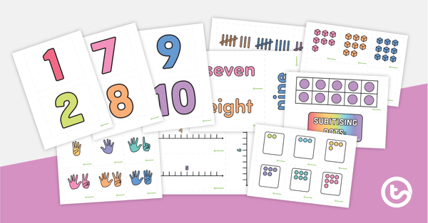 Preview image for Introducing the Numbers 1–10 Classroom Display - teaching resource