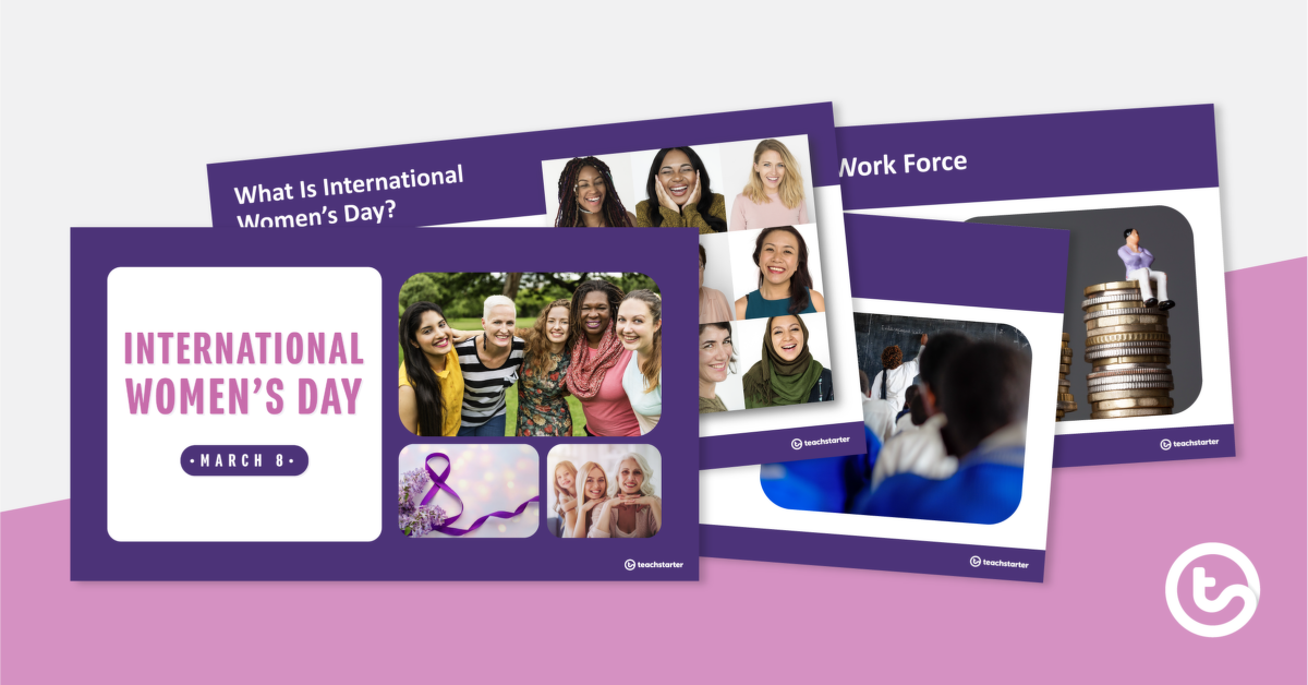 Preview image for International Women's Day Assembly PowerPoint - teaching resource