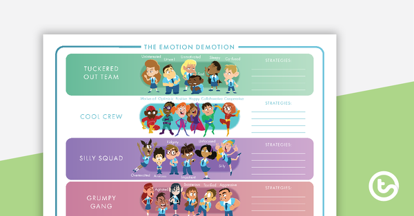 Thumbnail of The Emotion Demotion - Class Poster - teaching resource