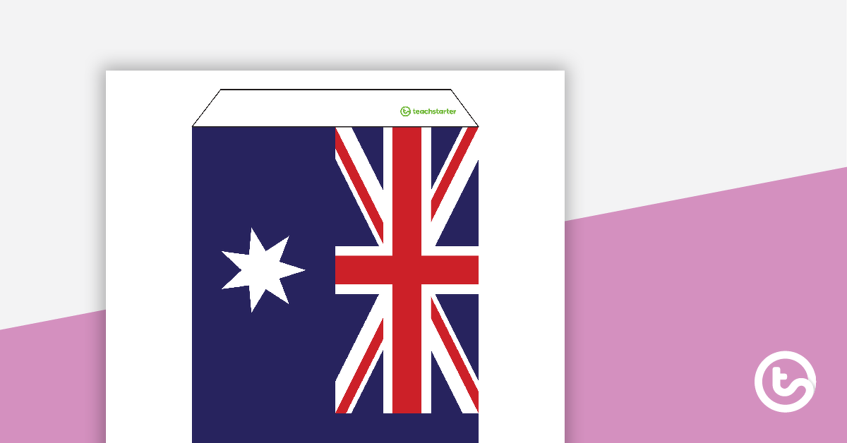 预览图像对澳大利亚国旗——矩形彩旗——教学资源