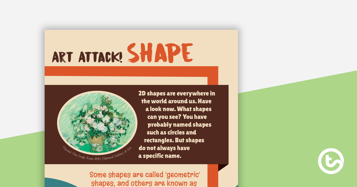 Preview image for Art Attack! Shape – Worksheet - teaching resource