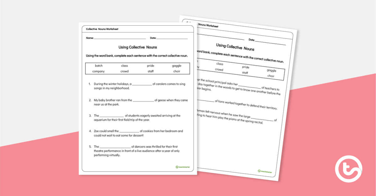 nouns teaching resources teach starter