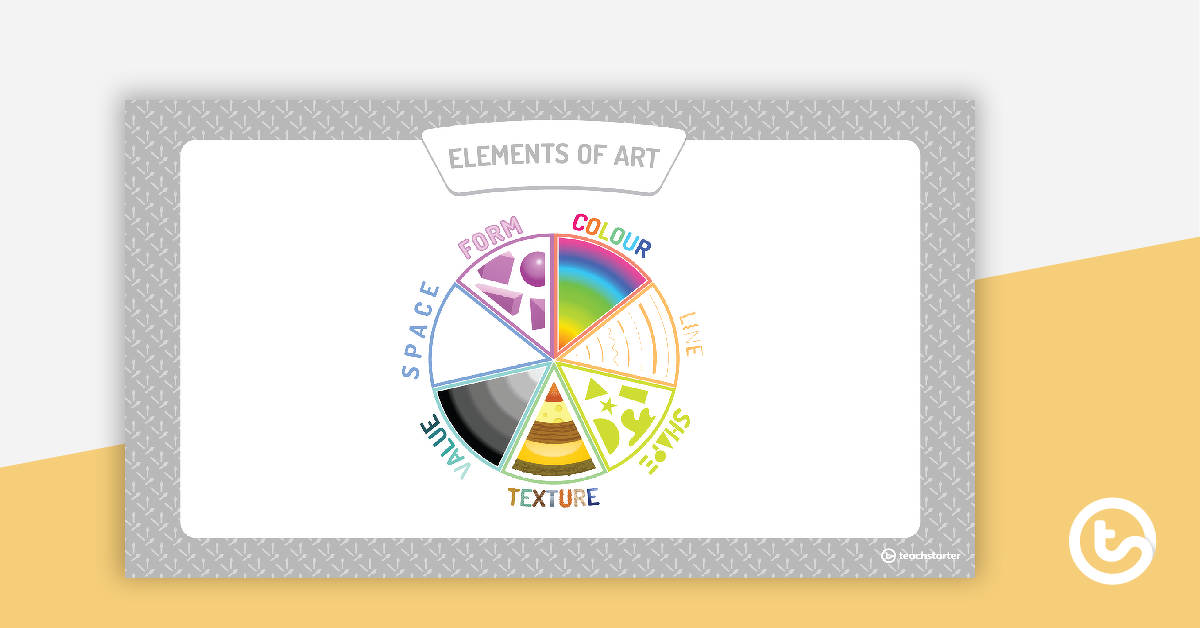 Preview image for Art Elements PowerPoint Presentation - teaching resource