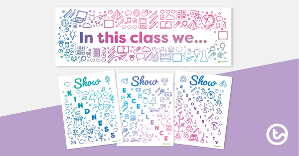 Preview image for In This Class... – Expectations Posters - teaching resource