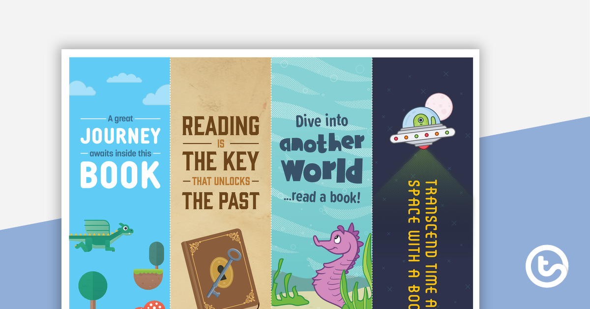 Preview image for Adventure Bookmarks - teaching resource