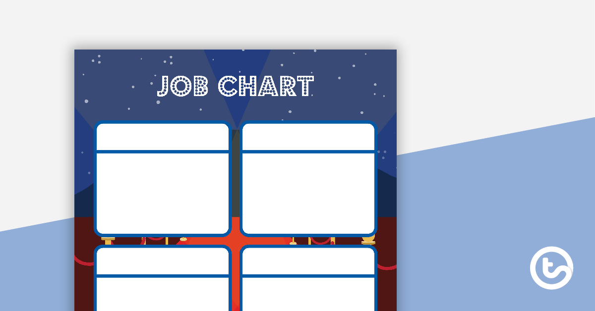 Preview image for Hollywood - Job Chart - teaching resource