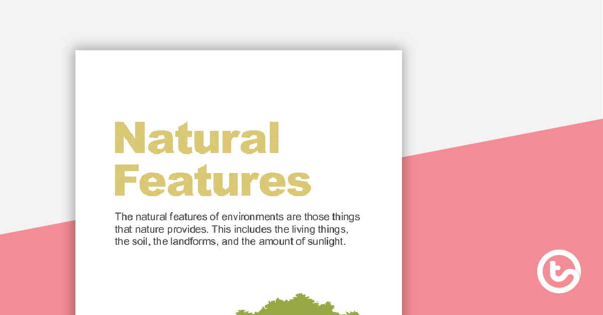 Preview image for Natural, Managed, and Human-Made Features Posters - teaching resource