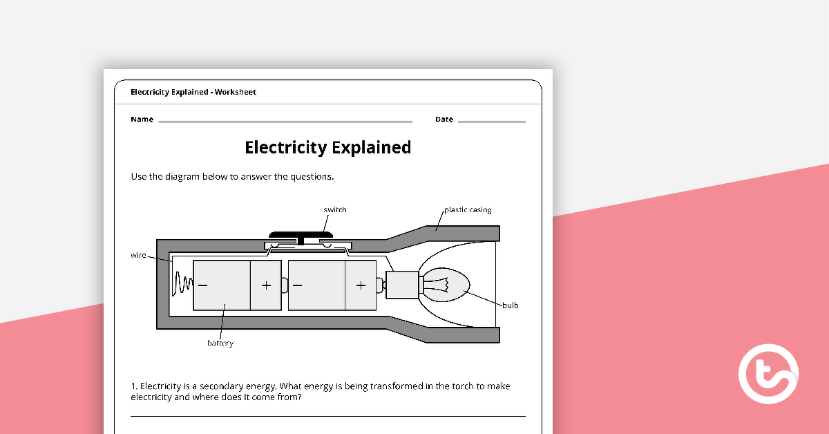 电力预览图像解释工作表——教学资源