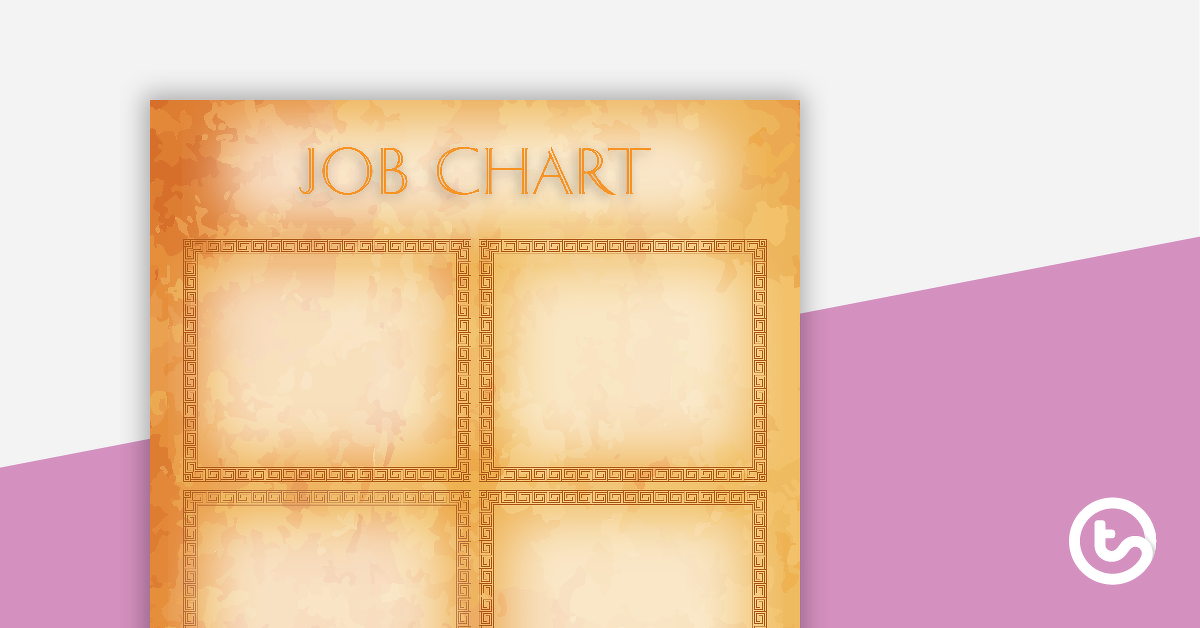 Preview image for Ancient Rome - Job Chart - teaching resource
