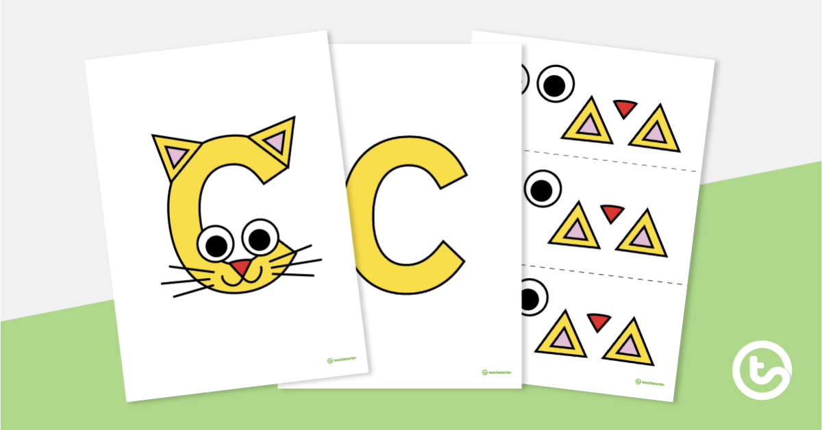 预览图像信工艺活动vity - 'C' is For Cat - teaching resource