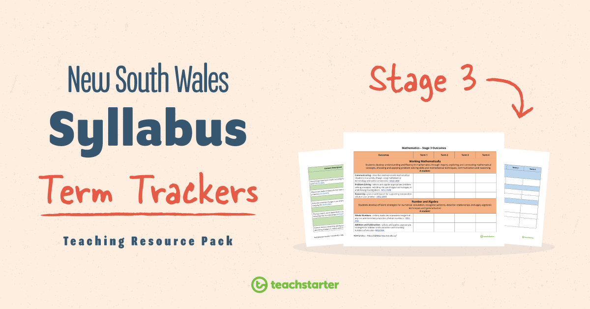 Preview image for Term Trackers Resource Pack (NSW Syllabus) - Stage 3 - resource pack