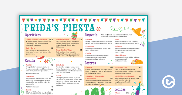 Thumbnail of Frida's Fiesta – Stimulus Poster - teaching resource