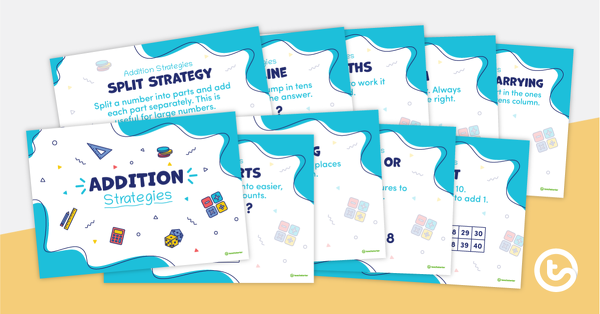 Preview image for Addition Strategies Posters - teaching resource