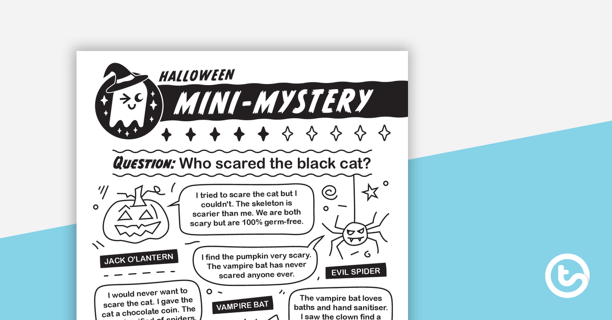 Image of Mini-Mystery – Who Scared the Black Cat?