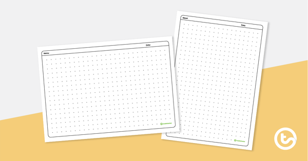 Preview image for Square Dot Paper - teaching resource