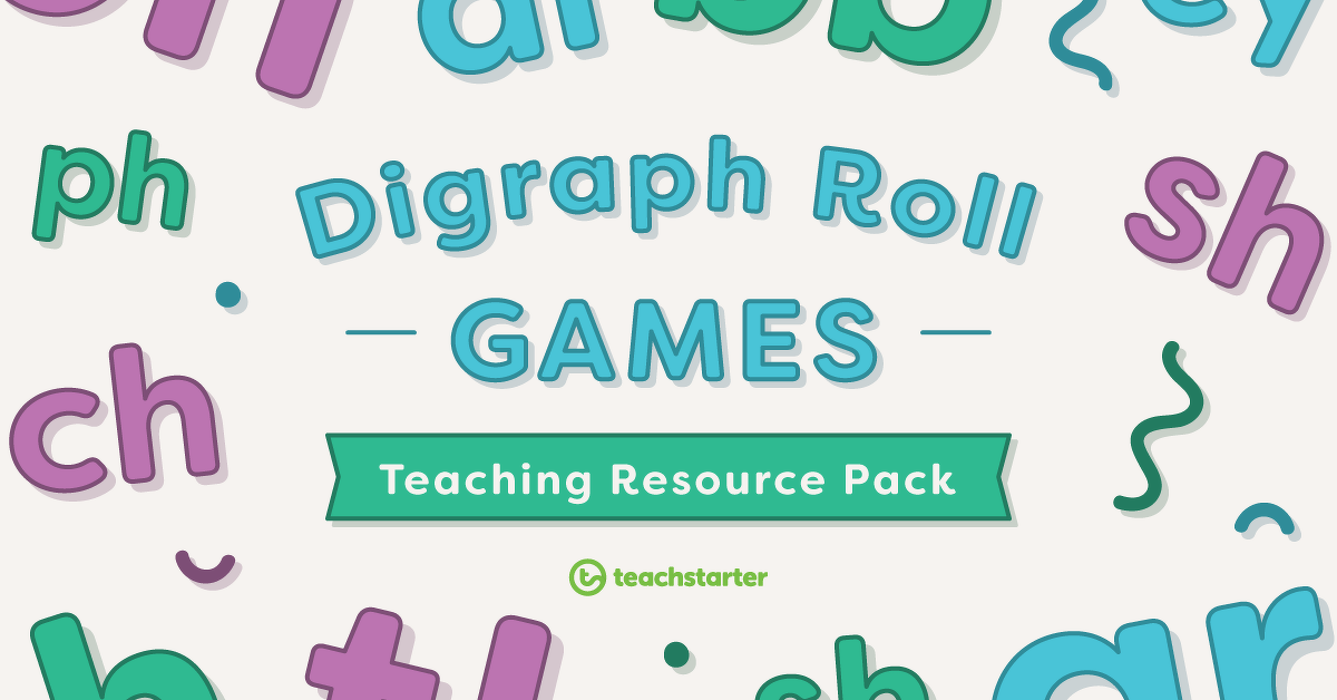 Preview image for Digraph Roll Games - resource pack