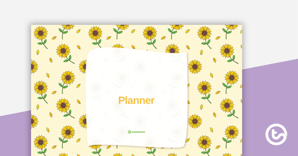 Preview image for Sunflowers Digital Teacher Diary - teaching resource