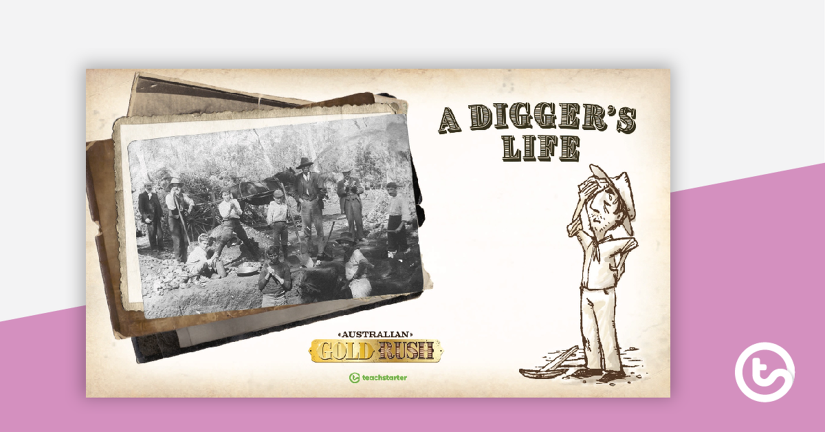 澳大利亚淘金热的预览图片:挖掘机的生命——教学演示教学资源