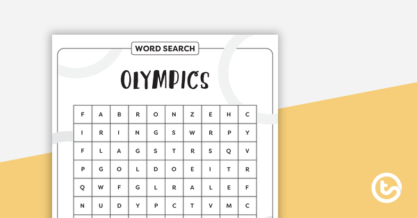 Preview image for Olympics Word Search – Lower - teaching resource