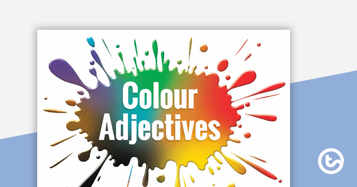 Preview image for Colour Adjectives Word Wall - teaching resource