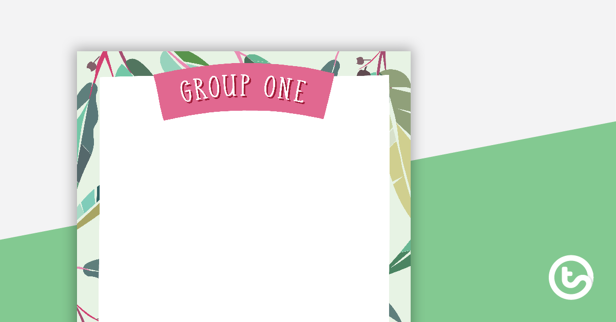 Preview image for Gum Leaves - Grouping Posters - teaching resource