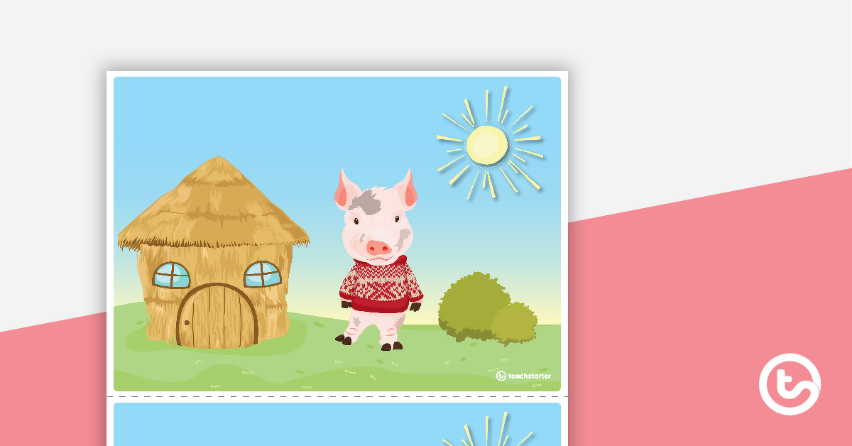 Preview image for Three Little Pigs - Retell Activity Cards - teaching resource