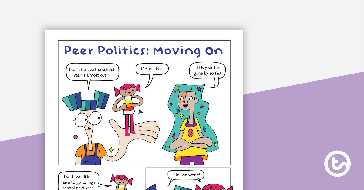 同伴政治的预览图像：继续（漫画） - 工作表 - 教学资源