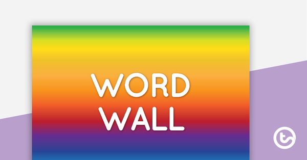 彩虹的缩略图-字墙模板-教学资源