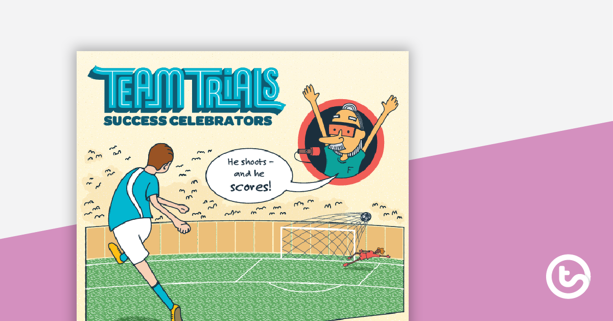 Preview image for Team Trials: Success Celebrators – Comprehension Worksheet - teaching resource