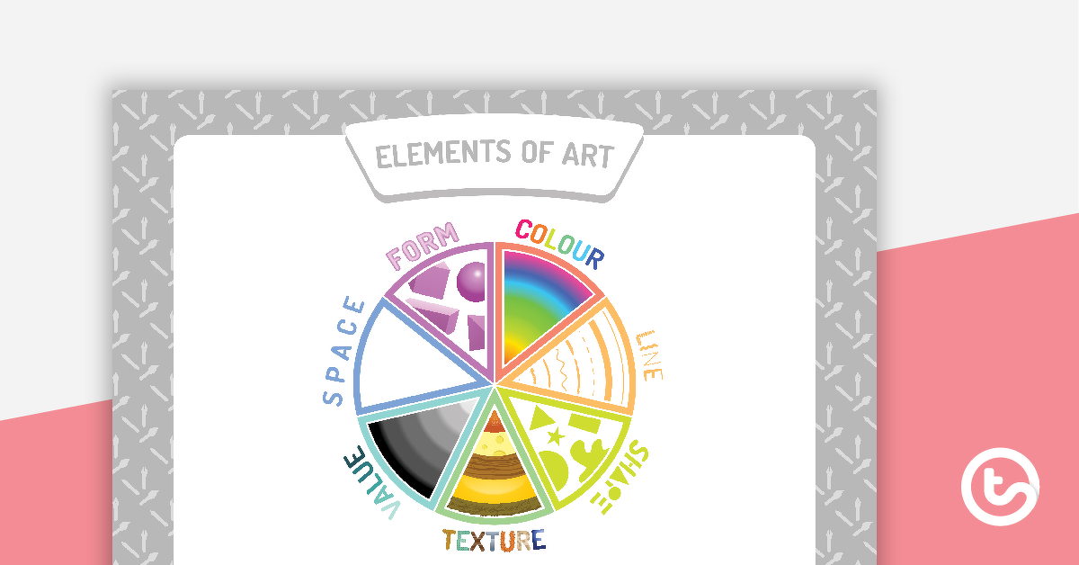 艺术元素的预览图像海报 - 教学资源