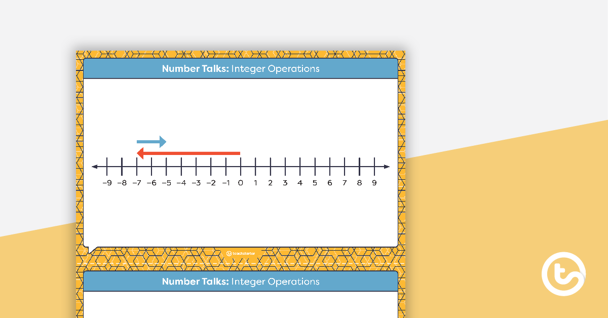 positive and negative numbers teaching resources teach starter