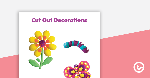 Preview image for Playdough - Cut Out Decorations - teaching resource
