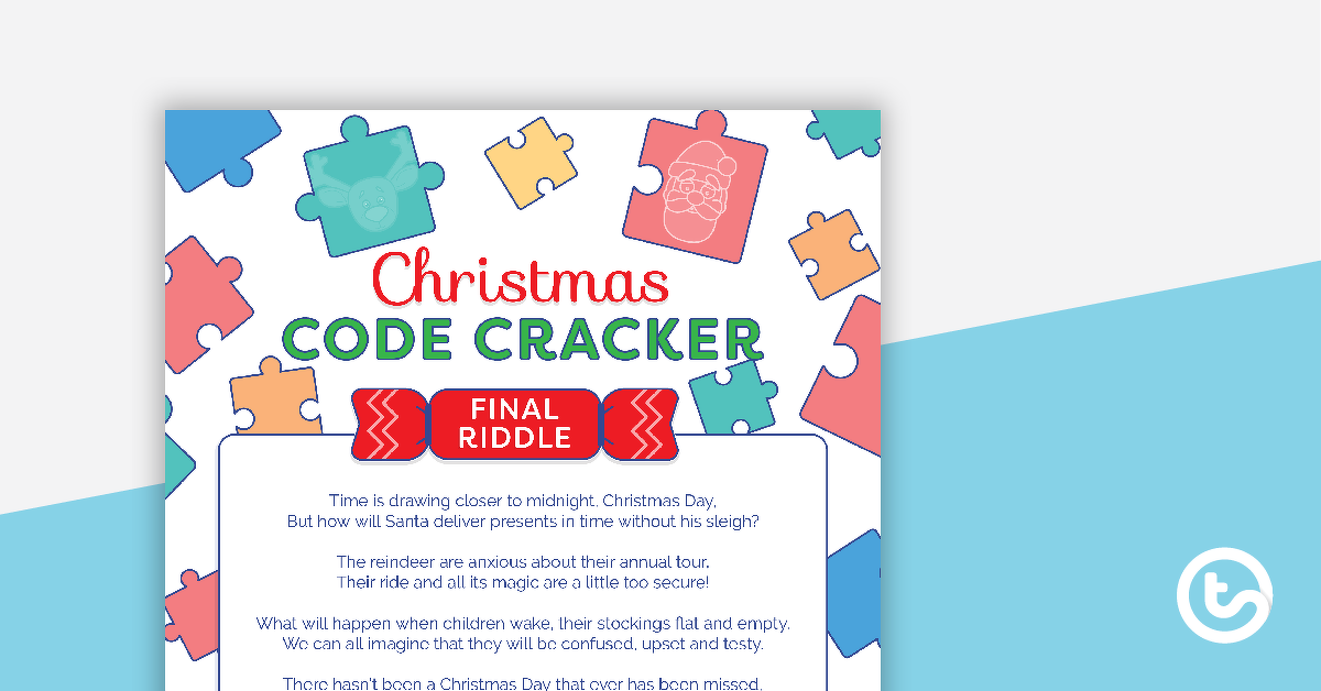 Preview image for Christmas Code Cracker Whole Class Game - teaching resource