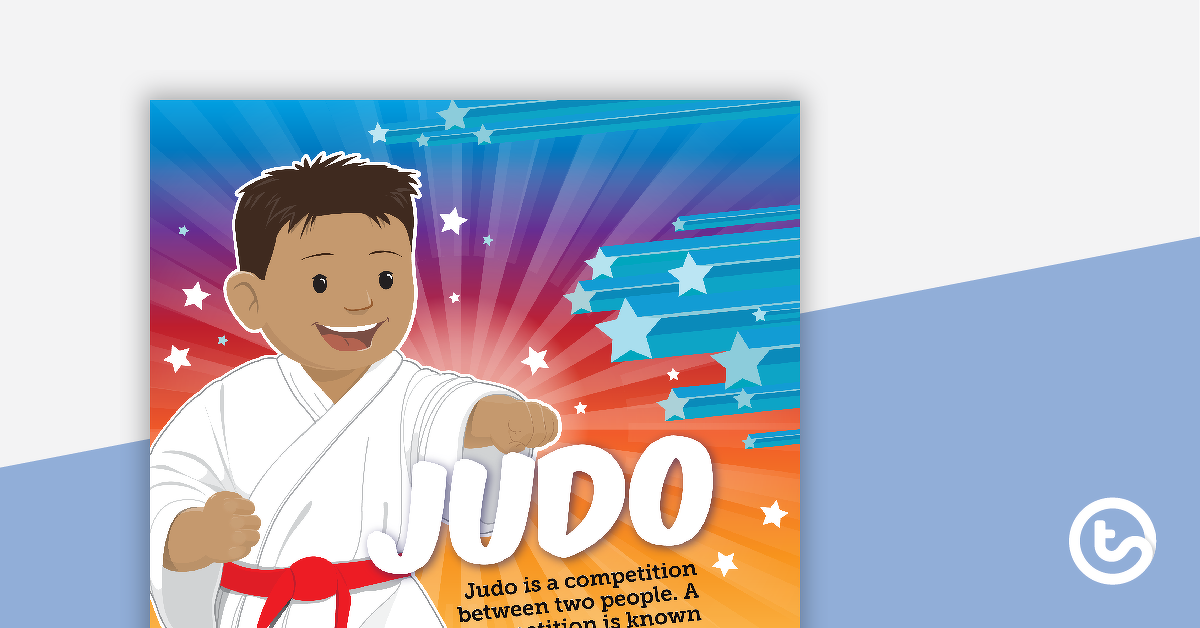 Preview image for Olympic Games Sport Poster – Judo - teaching resource