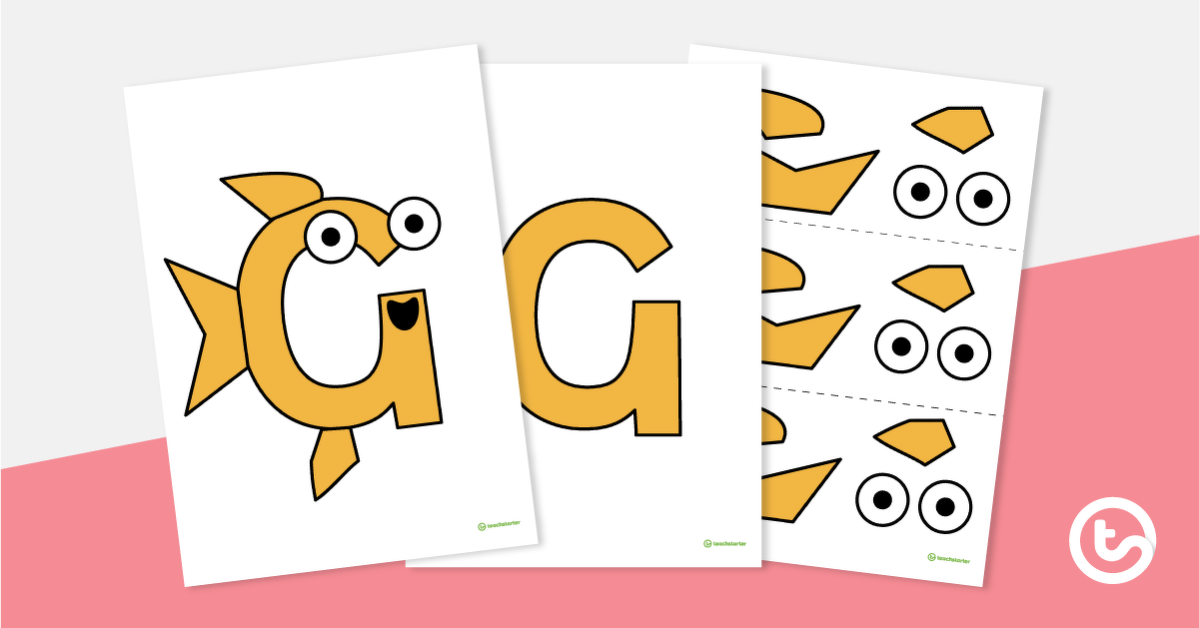 预览图像信工艺活动vity - 'G' is For Goldfish (Version 3) - teaching resource