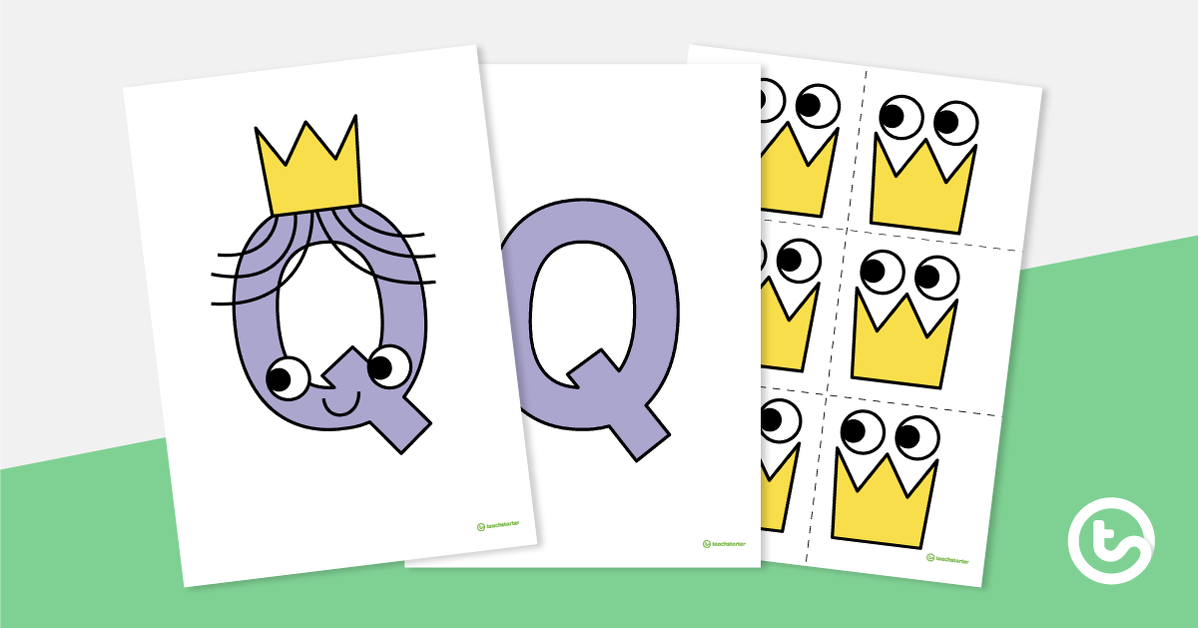 预览图像信工艺活动vity - 'Q' is For Queen - teaching resource