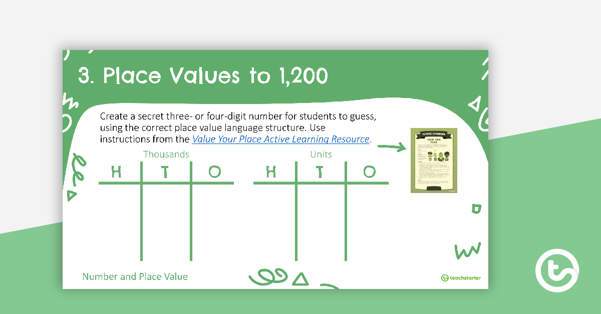 Preview image for Math Warm-Ups Interactive PowerPoint - Grade 2 - teaching resource