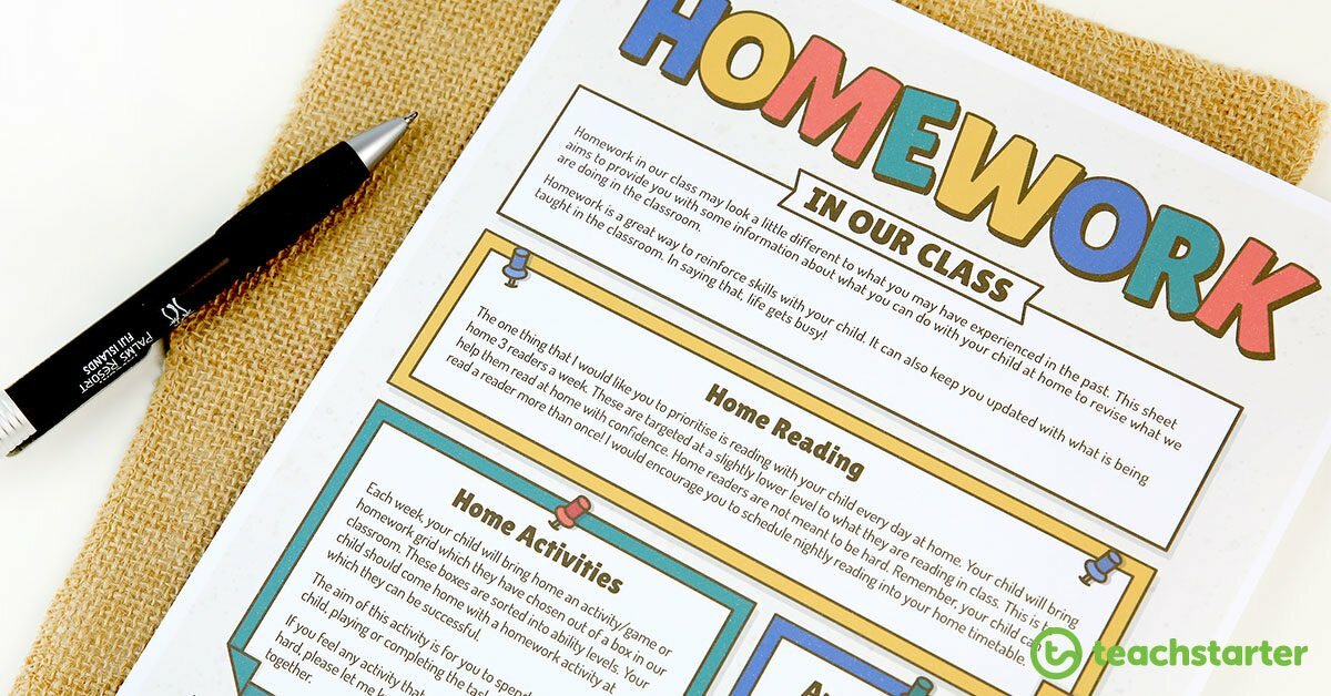 预览图像10有用Homework Ideas and Tips for Primary School Teachers - blog