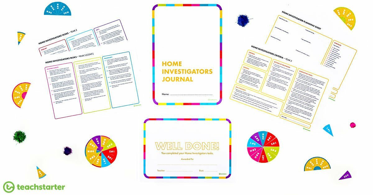 Preview image for Innovative Homework Ideas | Home Investigators Inquiry Tasks - blog