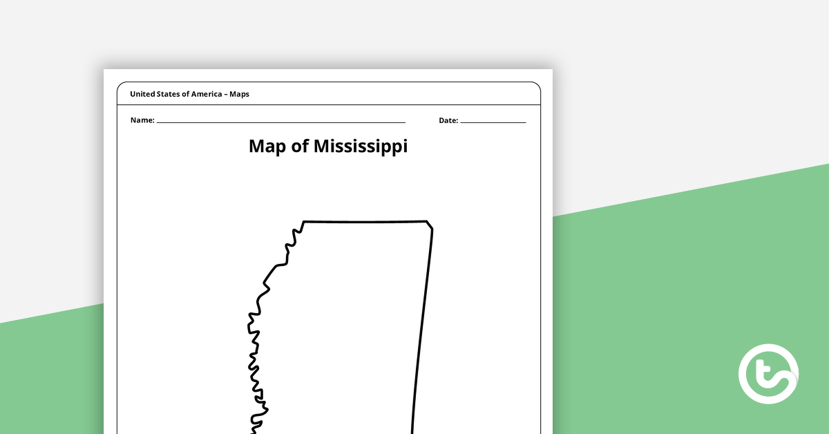 为密西西比模板地图预览图像-教学资源