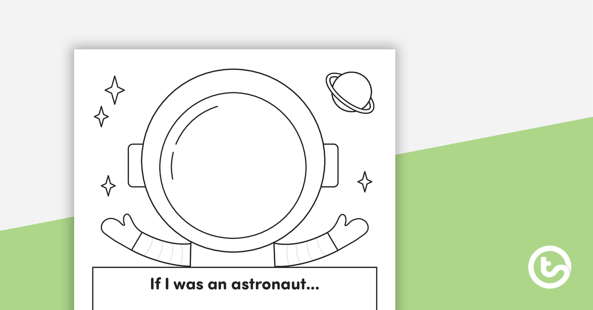 预览图像的“如果我是一名宇航员…”——写作模板——教学资源