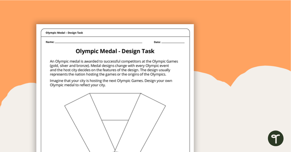 奥运奖牌的缩略图设计任务,教学资源