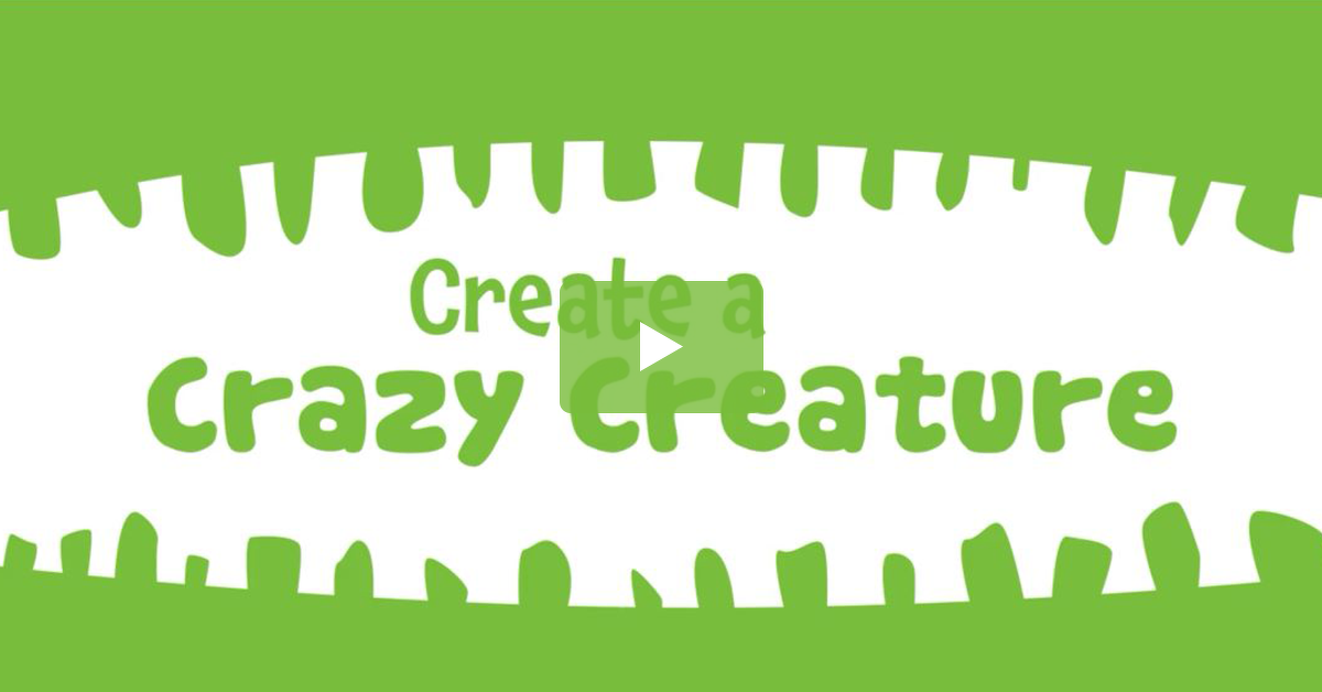 Preview image for Create a Creature Craft Activity - video