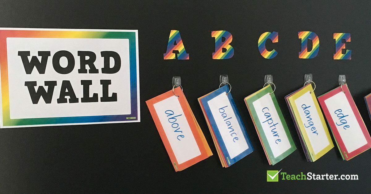 27 Practical Word Wall Ideas For The Classroom Teach Starter - Word Wall Ideas For Classroom