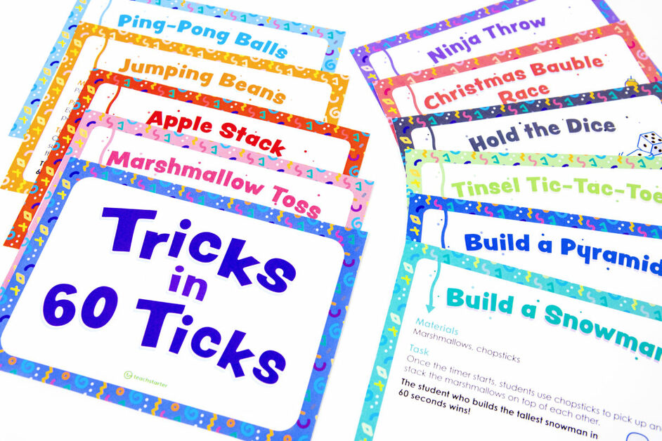 Preview image for Tricks in 60 Ticks | Fun Classroom Party Games - blog